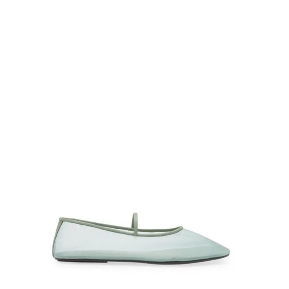 Jeffrey Campbell Mesh Mary Jane Flat Swan Lake mint  US 6 ( it has spots) - Picture 3 of 14